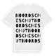 Noordscheschut ordlek t-shirt