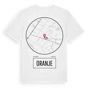 Oranje t-shirt – ekologisk bomull t-shirt från Pinshirt