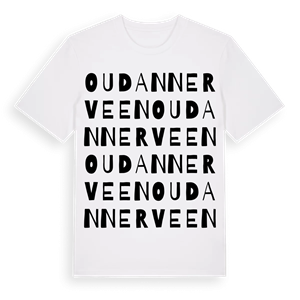 Oud Annerveen ordlek t-shirt – ekologisk bomull t-shirt från Pinshirt