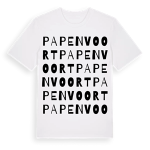 Papenvoort ordlek t-shirt – ekologisk bomull t-shirt från Pinshirt
