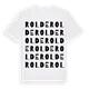 Rolde ordlek t-shirt