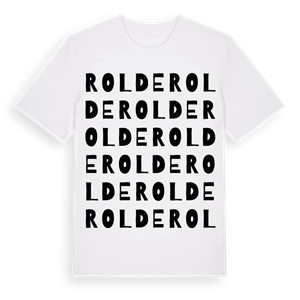 Rolde ordlek t-shirt – ekologisk bomull t-shirt från Pinshirt