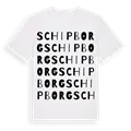 Schipborg ordlek t-shirt