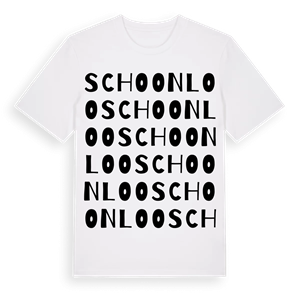 Schoonloo ordlek t-shirt – ekologisk bomull t-shirt från Pinshirt