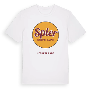 Spier cirkel t-shirt – ekologisk bomull t-shirt från Pinshirt