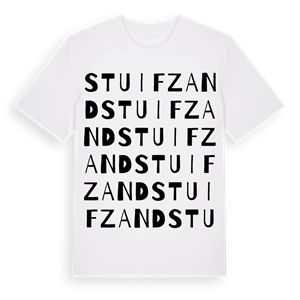 Stuifzand ordlek t-shirt – ekologisk bomull t-shirt från Pinshirt