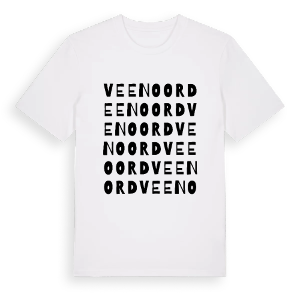 Veenoord ordlek t-shirt – ekologisk bomull t-shirt från Pinshirt