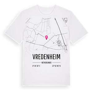 Vredenheim karta t-shirt – ekologisk bomull t-shirt från Pinshirt