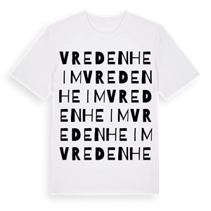 Vredenheim ordlek t-shirt – ekologisk bomull t-shirt från Pinshirt