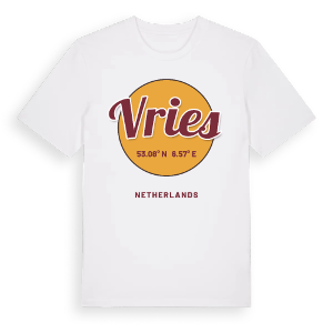 Vries cirkel t-shirt – ekologisk bomull t-shirt från Pinshirt
