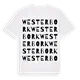 Westerbork ordlek t-shirt