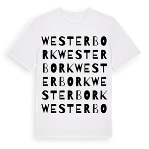 Westerbork ordlek t-shirt – ekologisk bomull t-shirt från Pinshirt