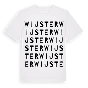 Wijster ordlek t-shirt – ekologisk bomull t-shirt från Pinshirt