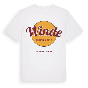 Winde cirkel t-shirt – ekologisk bomull t-shirt från Pinshirt