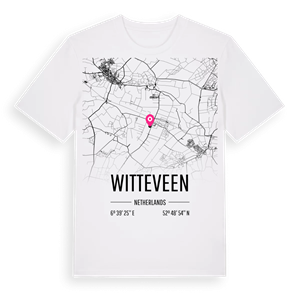 Witteveen karta t-shirt – ekologisk bomull t-shirt från Pinshirt