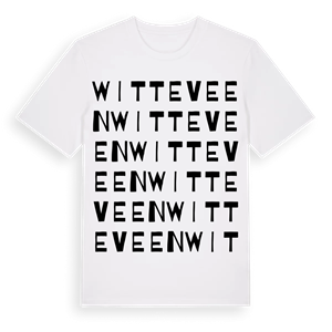 Witteveen ordlek t-shirt – ekologisk bomull t-shirt från Pinshirt
