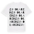 Zuidlaren ordlek t-shirt