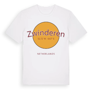 Zwinderen cirkel t-shirt – ekologisk bomull t-shirt från Pinshirt