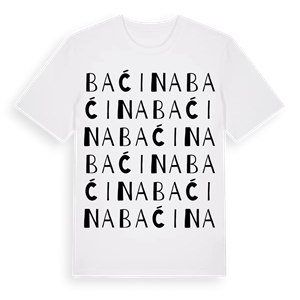 Baćina ordlek t-shirt – ekologisk bomull t-shirt från Pinshirt