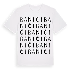 Banići ordlek t-shirt – ekologisk bomull t-shirt från Pinshirt