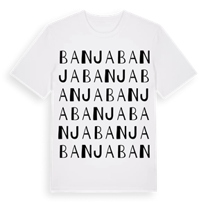 Banja ordlek t-shirt – ekologisk bomull t-shirt från Pinshirt