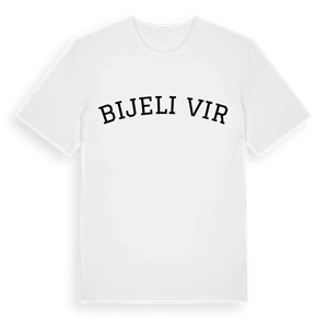 Bijeli Vir böjd t-shirt – ekologisk bomull t-shirt från Pinshirt