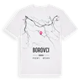 Borovci karta t-shirt