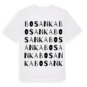 Bosanka ordlek t-shirt – ekologisk bomull t-shirt från Pinshirt