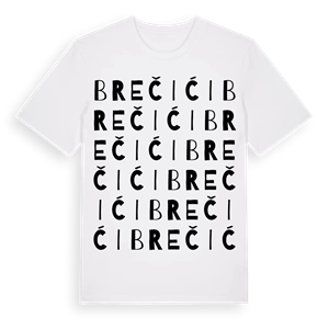 Brečići ordlek t-shirt – ekologisk bomull t-shirt från Pinshirt