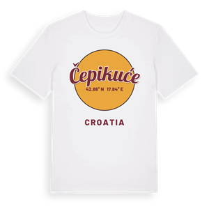 Čepikuće cirkel t-shirt – ekologisk bomull t-shirt från Pinshirt
