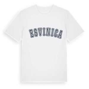 Česvinica college t-shirt – ekologisk bomull t-shirt från Pinshirt