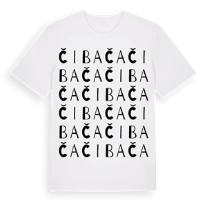 Čibača ordlek t-shirt – ekologisk bomull t-shirt från Pinshirt