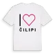 Jag älskar Čilipi t-shirt stort tryck