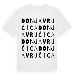 Donja Vrućica ordlek t-shirt – ekologisk bomull t-shirt från Pinshirt