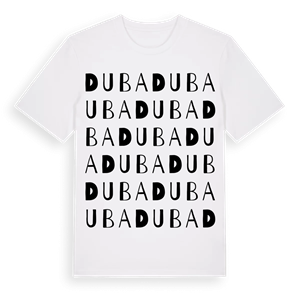 Duba ordlek t-shirt – ekologisk bomull t-shirt från Pinshirt