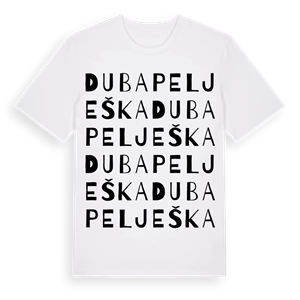 Duba Pelješka ordlek t-shirt – ekologisk bomull t-shirt från Pinshirt