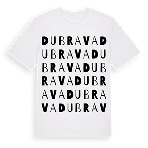 Dubrava ordlek t-shirt – ekologisk bomull t-shirt från Pinshirt
