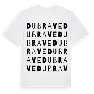 Dubrave ordlek t-shirt – ekologisk bomull t-shirt från Pinshirt