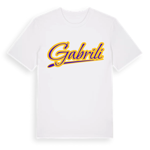 Gabrili baseball t-shirt – ekologisk bomull t-shirt från Pinshirt