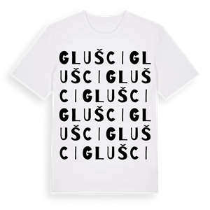 Glušci ordlek t-shirt – ekologisk bomull t-shirt från Pinshirt