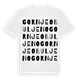 Gornje Obuljeno ordlek t-shirt