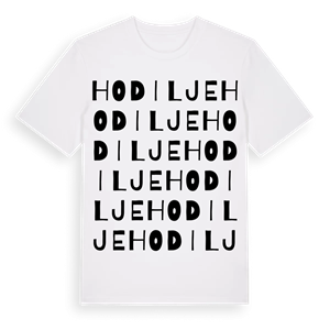 Hodilje ordlek t-shirt – ekologisk bomull t-shirt från Pinshirt