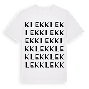 Klek ordlek t-shirt – ekologisk bomull t-shirt från Pinshirt