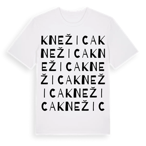 Knežica ordlek t-shirt – ekologisk bomull t-shirt från Pinshirt