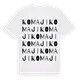 Komaji ordlek t-shirt