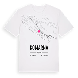 Komarna karta t-shirt – ekologisk bomull t-shirt från Pinshirt