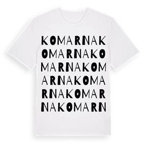 Komarna ordlek t-shirt – ekologisk bomull t-shirt från Pinshirt
