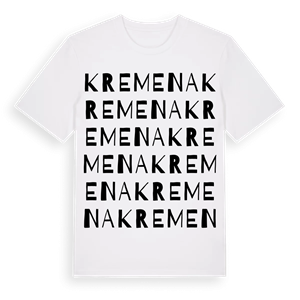 Kremena ordlek t-shirt – ekologisk bomull t-shirt från Pinshirt