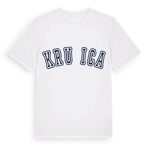 Kručica college t-shirt – ekologisk bomull t-shirt från Pinshirt