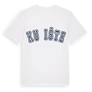 Kučište college t-shirt – ekologisk bomull t-shirt från Pinshirt